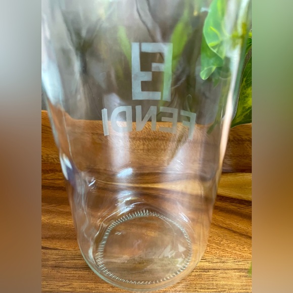 Gorgeous Clear Glass Can w/Glass Straw, NWOT! - Picture 7 of 7